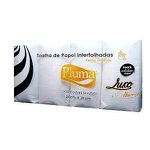 Toalha Interfolha Pluma 20x21 2DB Luxo 100% 28G C/1000