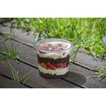 Pote Plástico Pet Redondo Galvanotek Ref. G710/350 com Tampa 350ml c/400 und