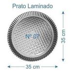 Prato de Papelão Rio Verde Laminado nro 07 c/10 und