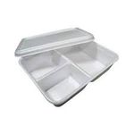 Bandeja EPS Copobras 3 Div 750ML PT090F C/100 UND