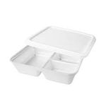 Bandeja EPS Copobras 3 Div 750ML PT090F C/10 UND