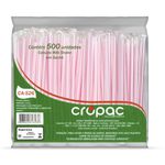 Canudo Biodegradável Cropac 6mm Sachê 205x6mm c/06x500 und