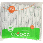 Canudo Biodegradável Cropac 6mm Sachê 205x6mm c/06x500 und