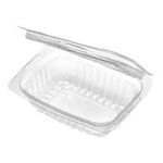 Pote Plástico PP Retangular Rioplastic com Tampa 400ml c/24 und