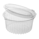 Pote Plástico Pet Redondo Prafesta Ref. P771 com Tampa 500ml c/200 und