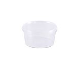 Pote Plástico PP Redondo Prafesta com Tampa e Lacre 250ml c/30x10 und