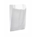 Saco de Papel Mono Branco Pipoca 1 C/100 UND