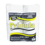 Papel Higienico Rolao Primula 200M 100% Celulose Branca Folha Dupla