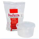 Pote Plástico PP Redondo Prafesta com Tampa e Lacre 500ml c/20x10 und