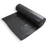 Lona Plastica Preto 6M Largura Coml