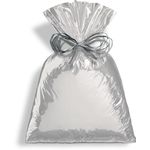 SACO PARA PRESENTE CROMUS 25X37CM METALCOR PRATA-50