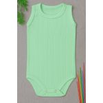 Body regata canelado Verde menta