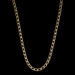 Corrente Grumet(2mm) - 60cm - Banhado a Ouro 18K