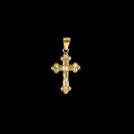Pingente Crucifixo - 1,5x1,2cm - Banhado a Ouro 18K