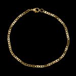 Pulseira Piastrini(2,5mm) - 19cm ou 21cm - Banhado a Ouro 18K