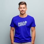 Camiseta Masculina Casual em Algodão Polo Blu Gamer do P ao EXG