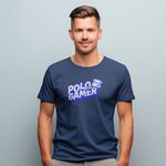 Camiseta Masculina Casual em Algodão Polo Blu Gamer do P ao EXG