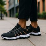 Tênis Esportivo Unissex Corrida Caminhada Leve e Confortável com Relógio Digital do 34 ao 43