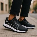 Tênis Esportivo Unissex Corrida Caminhada Leve e Confortável com Relógio Digital do 34 ao 43