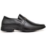 Sapato Social Masculino Formal Preto Luxo com Fivela do 37 ao 44