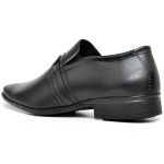 Sapato Social Masculino Formal Preto Luxo com Fivela do 37 ao 44