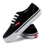 Kit 2 Pares Tênis Feminino Casual de Amarrar Cano Baixo Confortavel