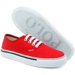 Kit 2 Pares Tênis Feminino Casual de Amarrar Cano Baixo Confortavel