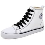 Tênis Feminino Star Cano Alto Casual Basico de Amarrar Classico All Confortavel