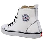 Tênis Feminino Star Cano Alto Casual Basico de Amarrar Classico All Confortavel