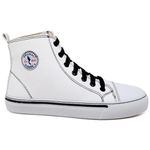 Tênis Feminino Star Cano Alto Casual Basico de Amarrar Classico All Confortavel