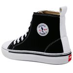 Tênis Feminino Star Cano Alto Casual Basico de Amarrar Classico All Confortavel