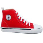 Tênis Feminino Star Cano Alto Casual Basico de Amarrar Classico All Confortavel
