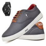 Kit Sapatenis Masculino Casual Cano Baixo Super Leve e Confortável Polo Blu Relogio