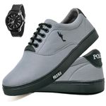 Kit Sapatenis Masculino Casual Cano Baixo Super Leve e Confortável Polo Blu Relogio