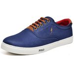 Sapatenis Masculino Casual Cano Baixo Super Leve e Confortável Polo Blu Variedades de Cores Exclusivo