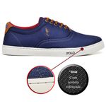 Sapatenis Masculino Casual Cano Baixo Super Leve e Confortável Polo Blu Variedades de Cores Exclusivo