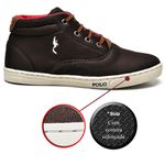 Kit 3 Pares Tênis Casual Masculino Garoto Infantil Cano Alto Botinha Polo Blu Escola Tendencia