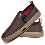 Tenis Sapatenis Masculino Slip On Confortavel Facil de Calçar Sem Cadarço