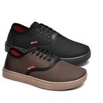 Kit 2 Pares Tênis Casual Masculino Garoto Infantil Criança Polo Blu Escola Tendencia
