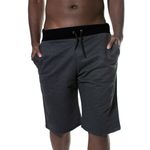 Kit 3 Bermudas Moletom Masculino Short Basica Com Amarração Lisa