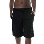 Kit 3 Bermudas Moletom Masculino Short Basica Com Amarração Lisa