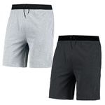 Kit 2 Bermudas Moletom Masculino Short Basica Com Amarração Lisa