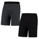 Kit 2 Bermudas Moletom Masculino Short Basica Com Amarração Lisa