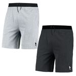 Kit 2 Bermudas Moletom Masculino Short Basica Com Amarração Polo Blu