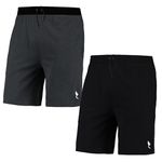 Kit 2 Bermudas Moletom Masculino Short Basica Com Amarração Polo Blu