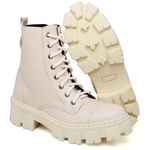 Bota Coturno Feminina Tratorada Flatform Cano Curto Modelo Outono Inverno Classico