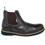 Botina Chelsea Masculina Tradicional Couro Bota Classica Resistente Casual Dia a Dia