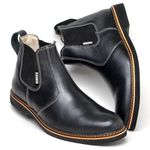 Botina Chelsea Masculina Tradicional Couro Bota Classica Resistente Casual Dia a Dia