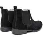 Bota Chelsea Masculina Tradicional Couro Camurça Botina Classica Resistente