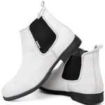 Bota Chelsea Masculina Tradicional Couro Camurça Botina Classica Resistente